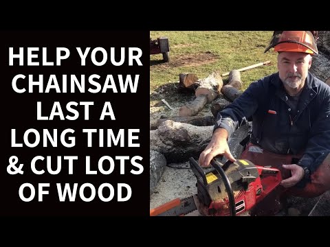 Help Your Chainsaw Last a Long Time &amp; Cut Lots of Wood