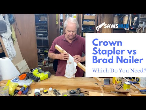 Crown Stapler vs Brad Nailer: Learn When To Use Each Nail Gun