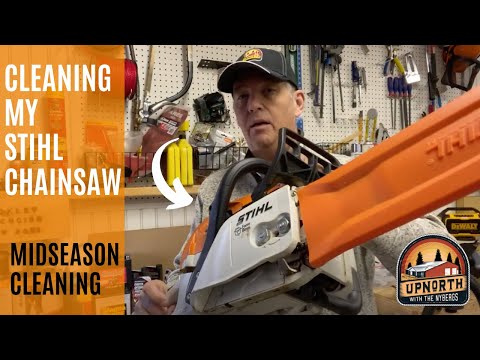 Midseason Stihl Chainsaw Maintenance - How I Clean My Stihl Chainsaw