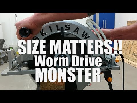 Skilsaw SPT70V-11 Super Sawsquatch 16-5/16&quot; Worm Drive Saw Review