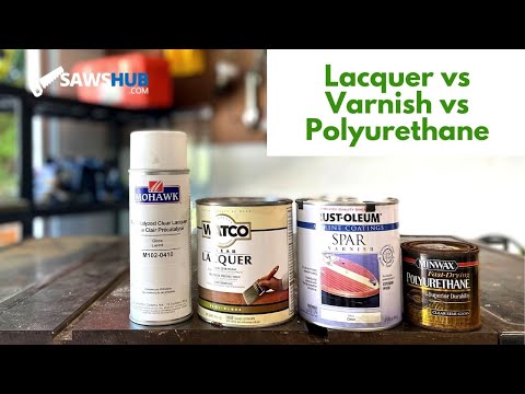 Polyurethane vs Varnish vs Lacquer