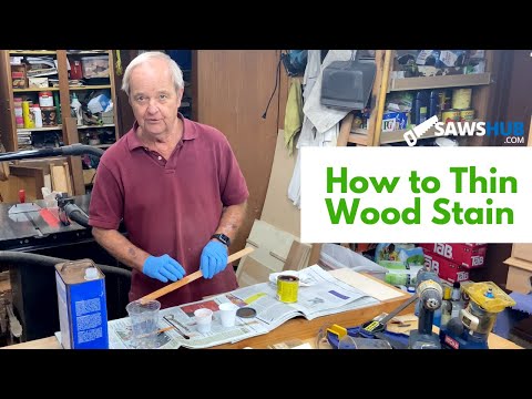 How to Thin Wood Stain For Woodworking Projects