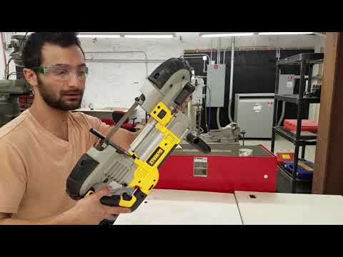 How to use the Dewalt DWM120 Deep Cut Portable Band Saw