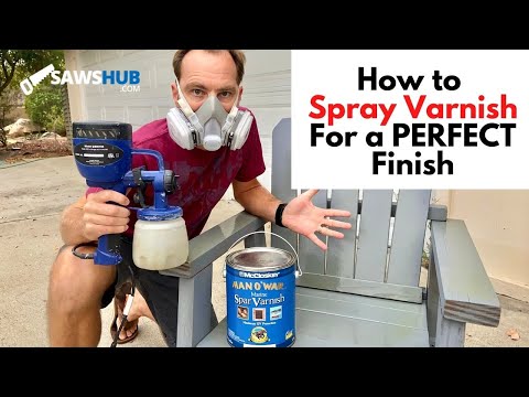 How to Spray Varnish on Outdoor Wood Furniture for a PERFECT Finish