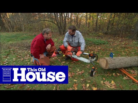How to Use a Chainsaw | This Old House