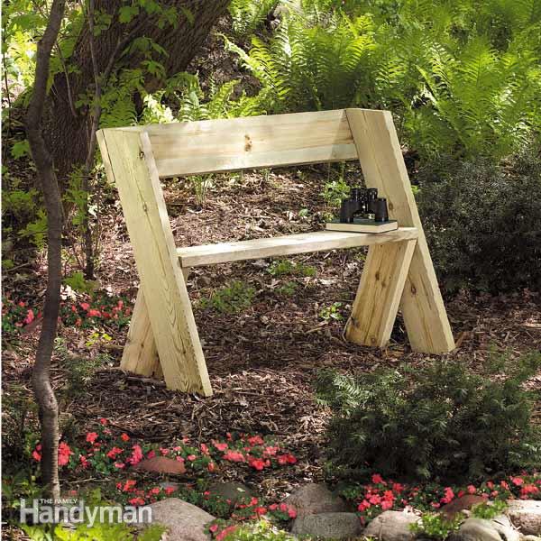 Wooden Bench for Less